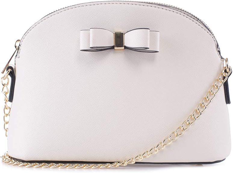 EMPERIA Small Cute Faux Leather Dome Series Crossbody Bags Shoulder Bag Purse Handbags for Women | Amazon (US)