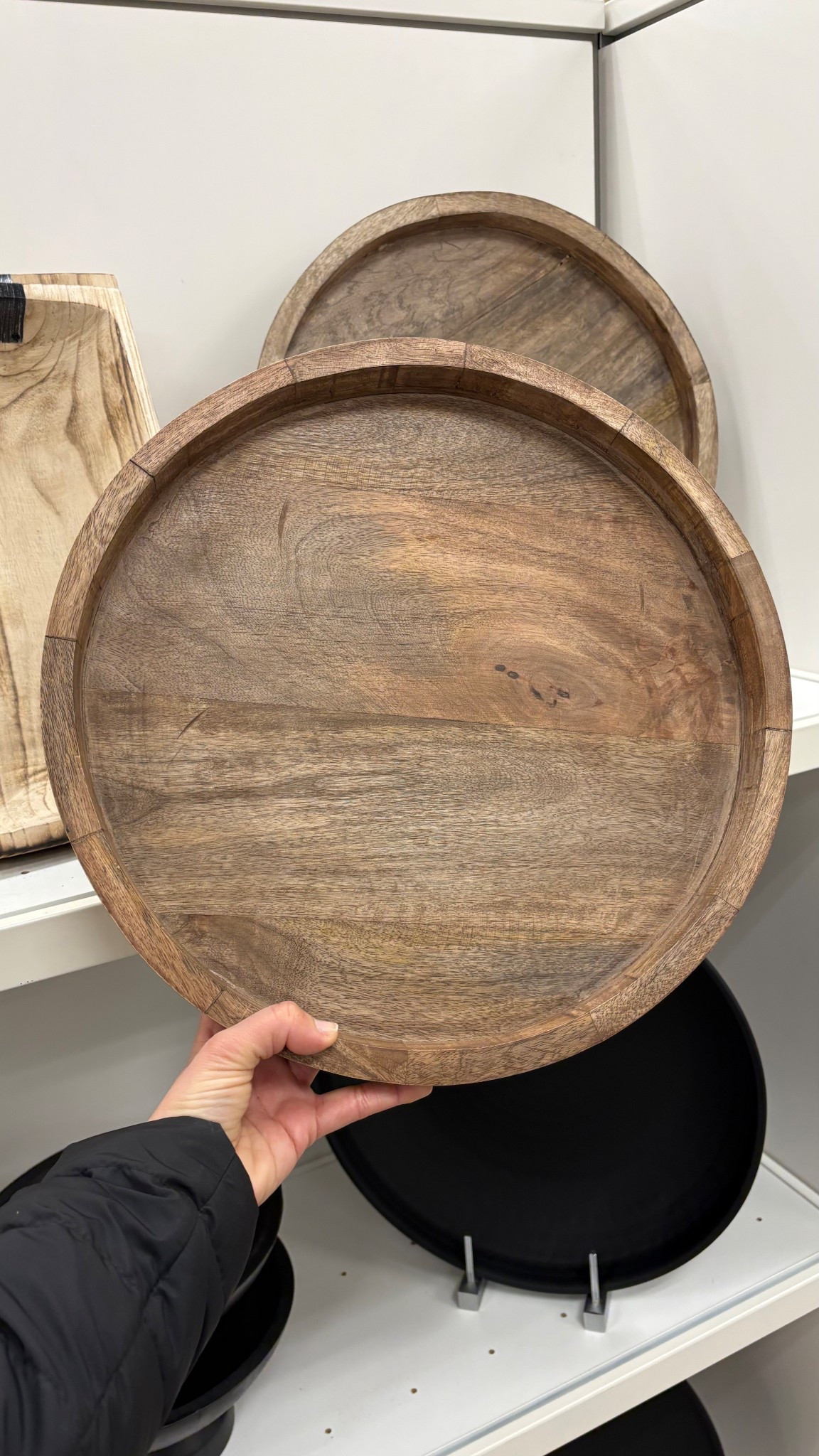 Beautiful wooden tray for any decor arrangement🌸 16” wide perfect for kitchen counter top decor. 

#LTKHome