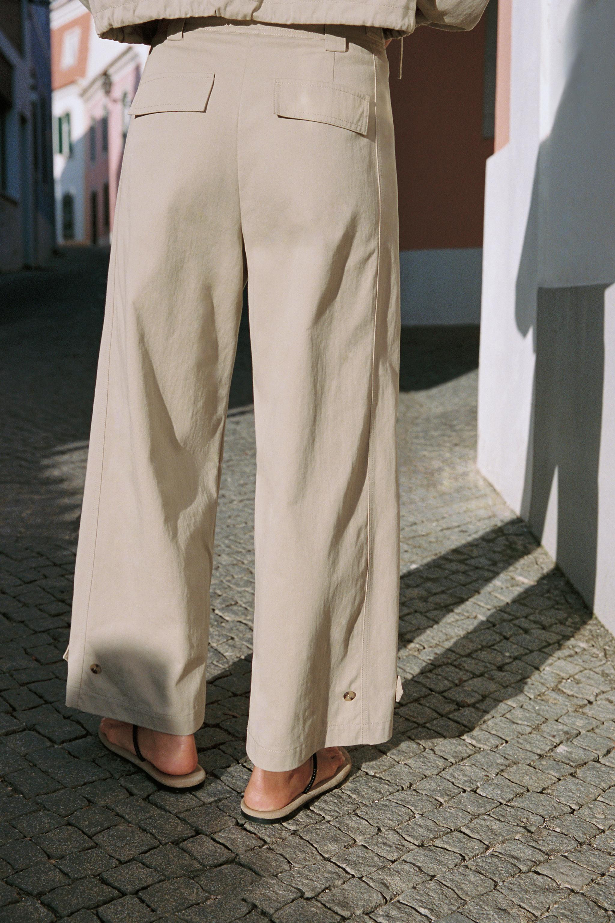 HIGH-WAIST CULOTTE TROUSERS | Zara UK