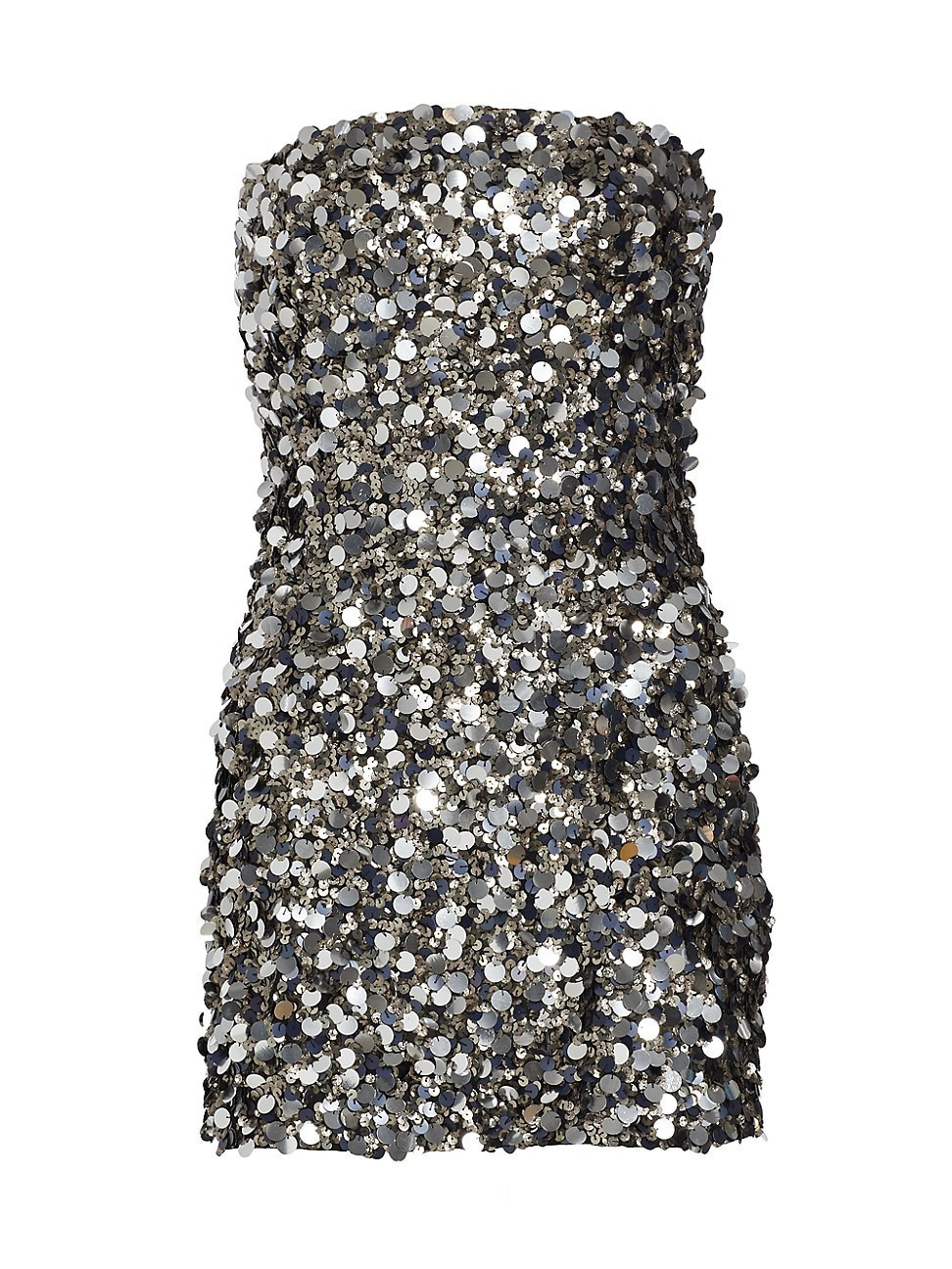 Women's Sequin Tube Minidress - Silver - Size 4 | Saks Fifth Avenue