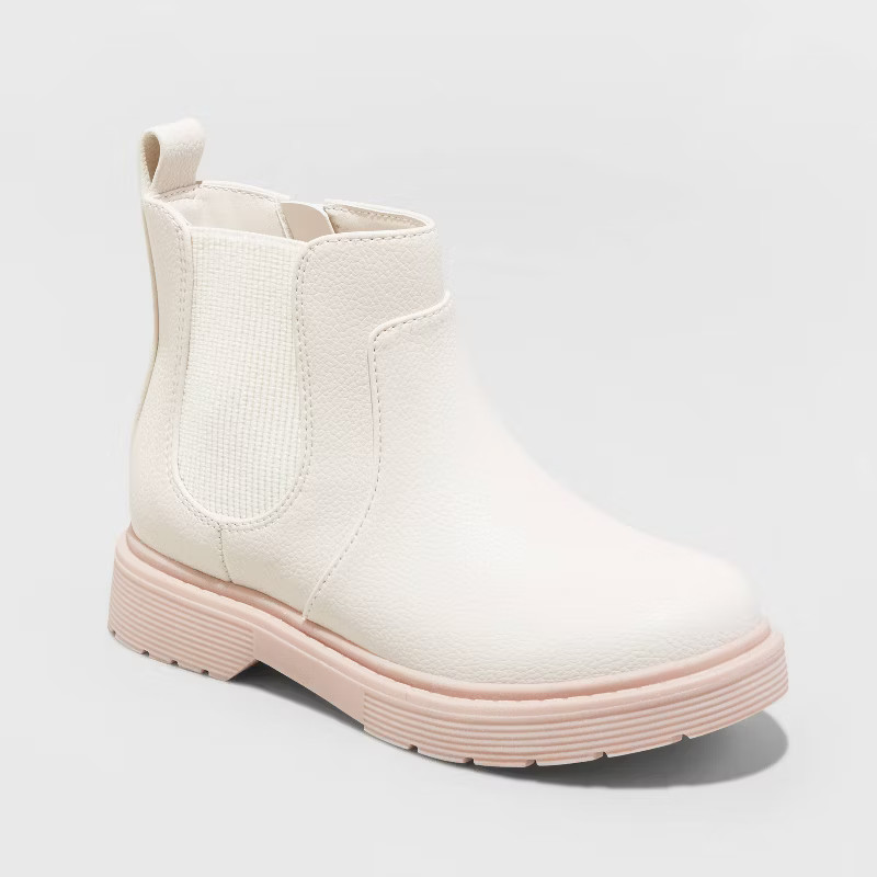 Girls' Zita Zipper Chelsea Boots - Cat & Jack™ | Target