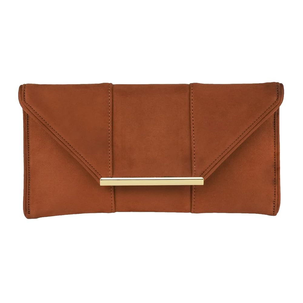 JNB Faux Microsuede Envelope Clutch | Amazon (US)