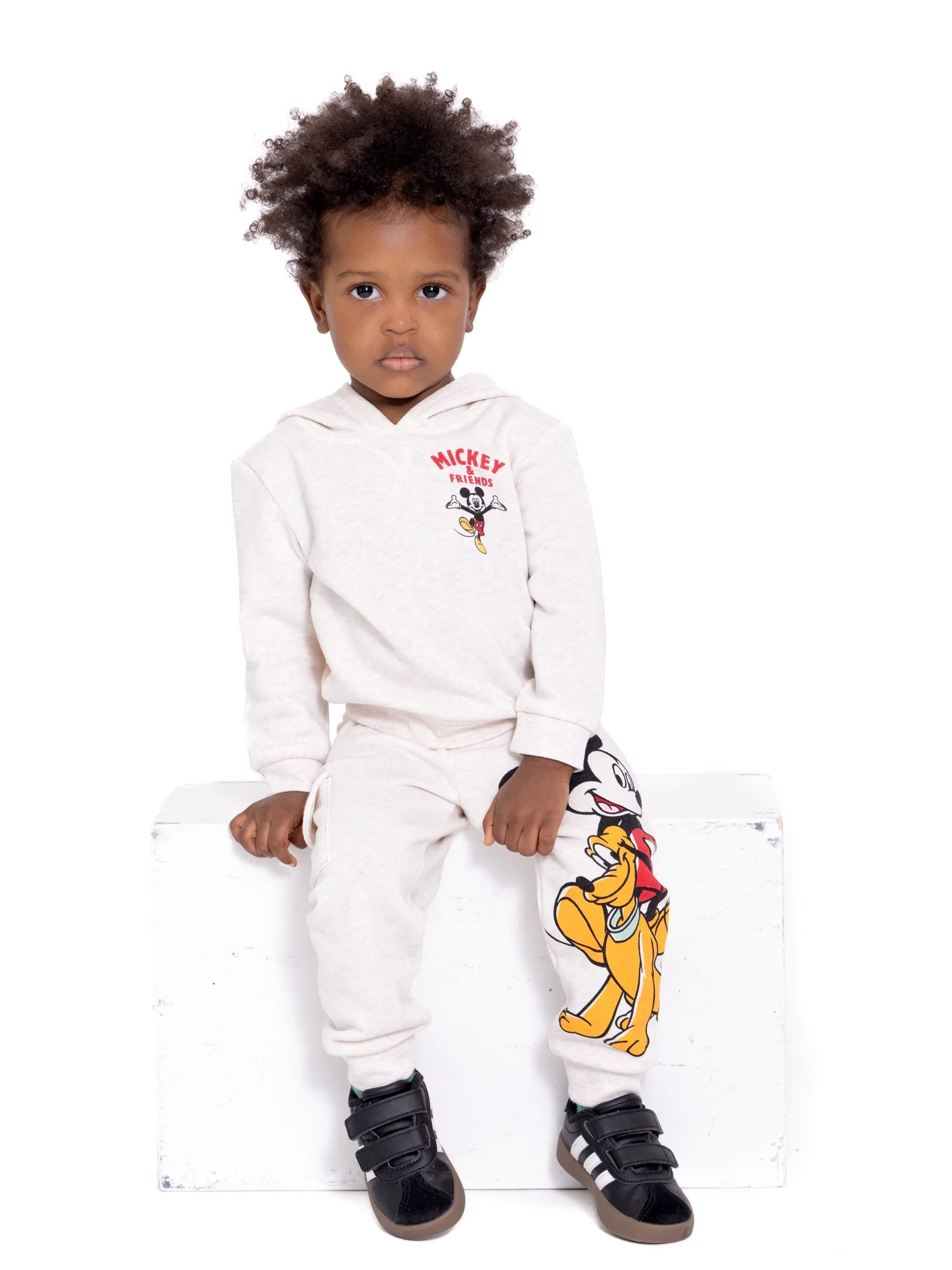 Mickey Mouse Toddler Boy Hoodie and Joggers Set, Sizes 12M-5T | Walmart (US)