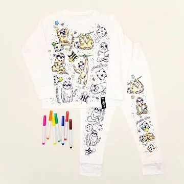 Color-In Dino Pajamas | UncommonGoods