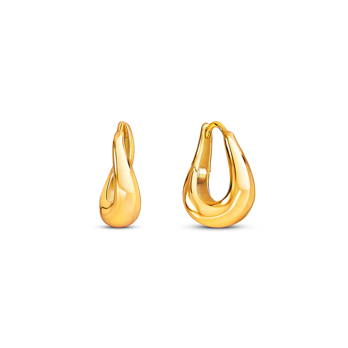 Mini Organic Hoops (Gold) | Abbott Lyon