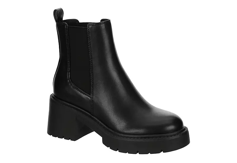 Madden Girl Womens Tianna Chelsea Boot - Black | Rack Room Shoes