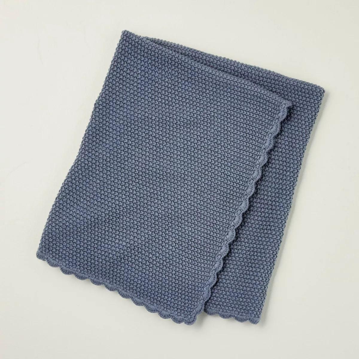 30"x40" Knit Baby Blanket Blue - Hearth & Hand™ with Magnolia | Target