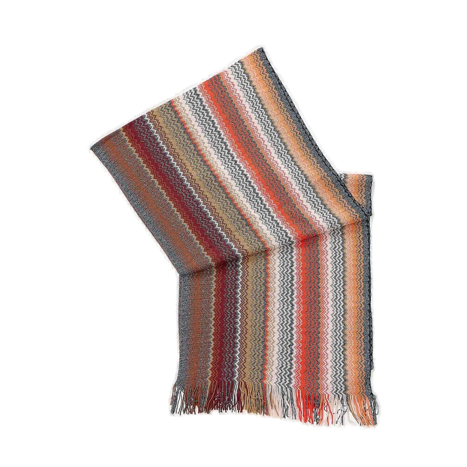 Missoni Zigzag Fringed Scarf | Cettire Global