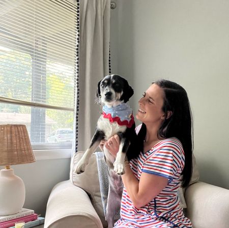 LAKE Pajamas making sure my attire is festive for all occasions, including sleeping over the Fourth of July weekend, and Winnie decided she needed to dress the part too! 

#LTKSeasonal #LTKunder100 #LTKunder50
