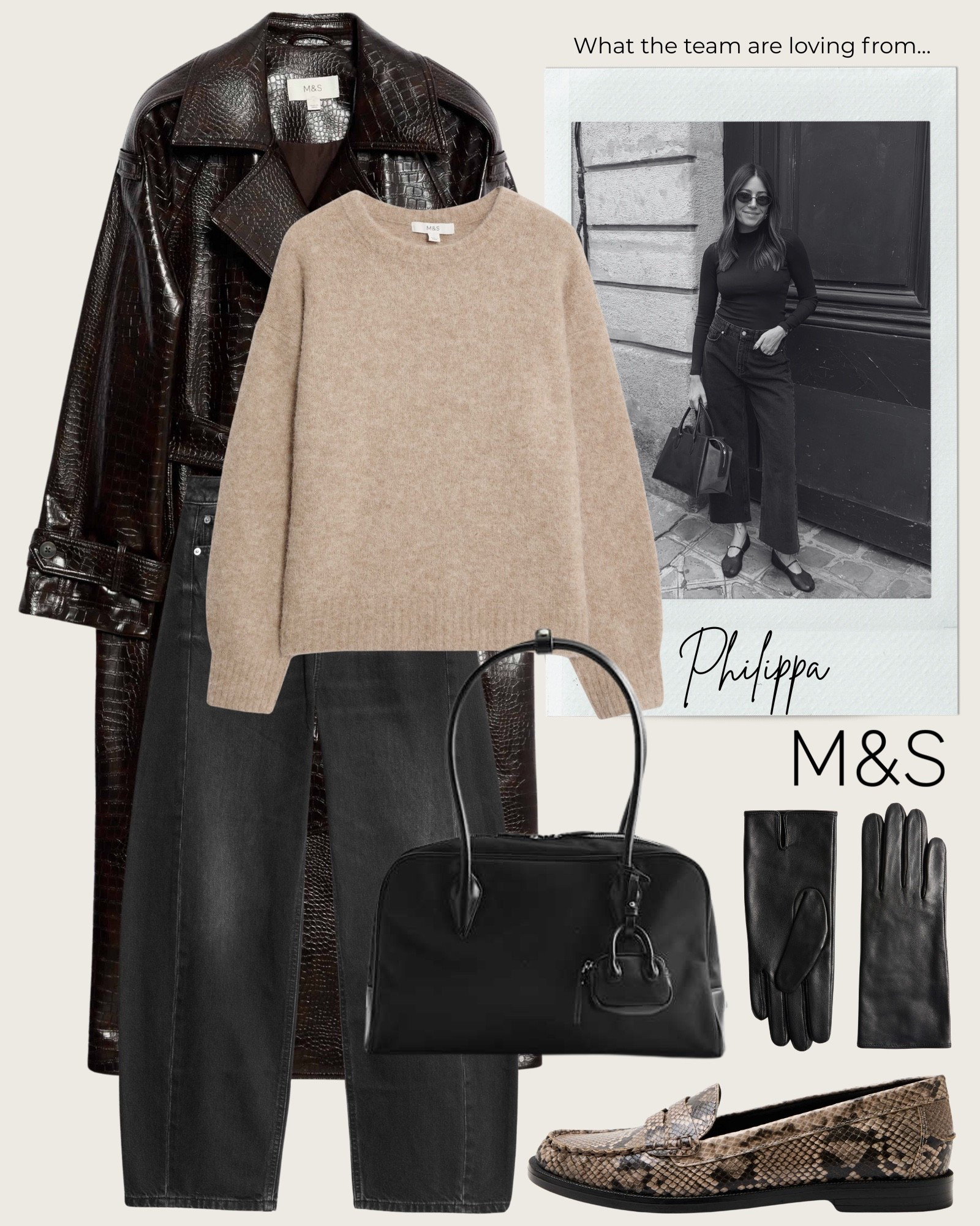 What the team are loving from M&S 👀

Autumn outfit | winter outfits | loafers | leather gloves | trench coat

#LTKautumn #LTKFashionMonth #LTKstyletip