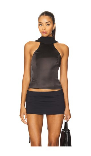 Tamera Top in Black | Revolve Clothing (Global)