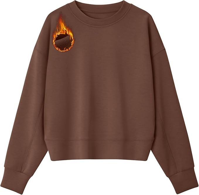 G4Free Smoofit Modal Soft Women's Fleece Sweatshirts Crewneck Pullover Hoodies Long Sleeve Casual... | Amazon (US)