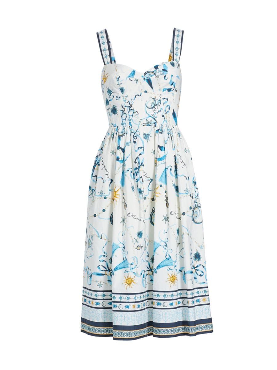 Willow Cotton Celestial Midi-Dress | Saks Fifth Avenue