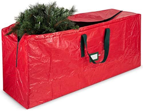 Large Christmas Tree Storage Bag - Fits Up to 9 ft Tall Holiday Artificial Disassembled Trees wit... | Amazon (US)