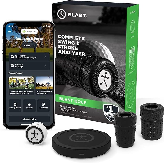 Blast Golf - Swing and Stroke Analyzer (Sensor) I Captures Putting, Full Swing, Short Game Bunker... | Amazon (US)
