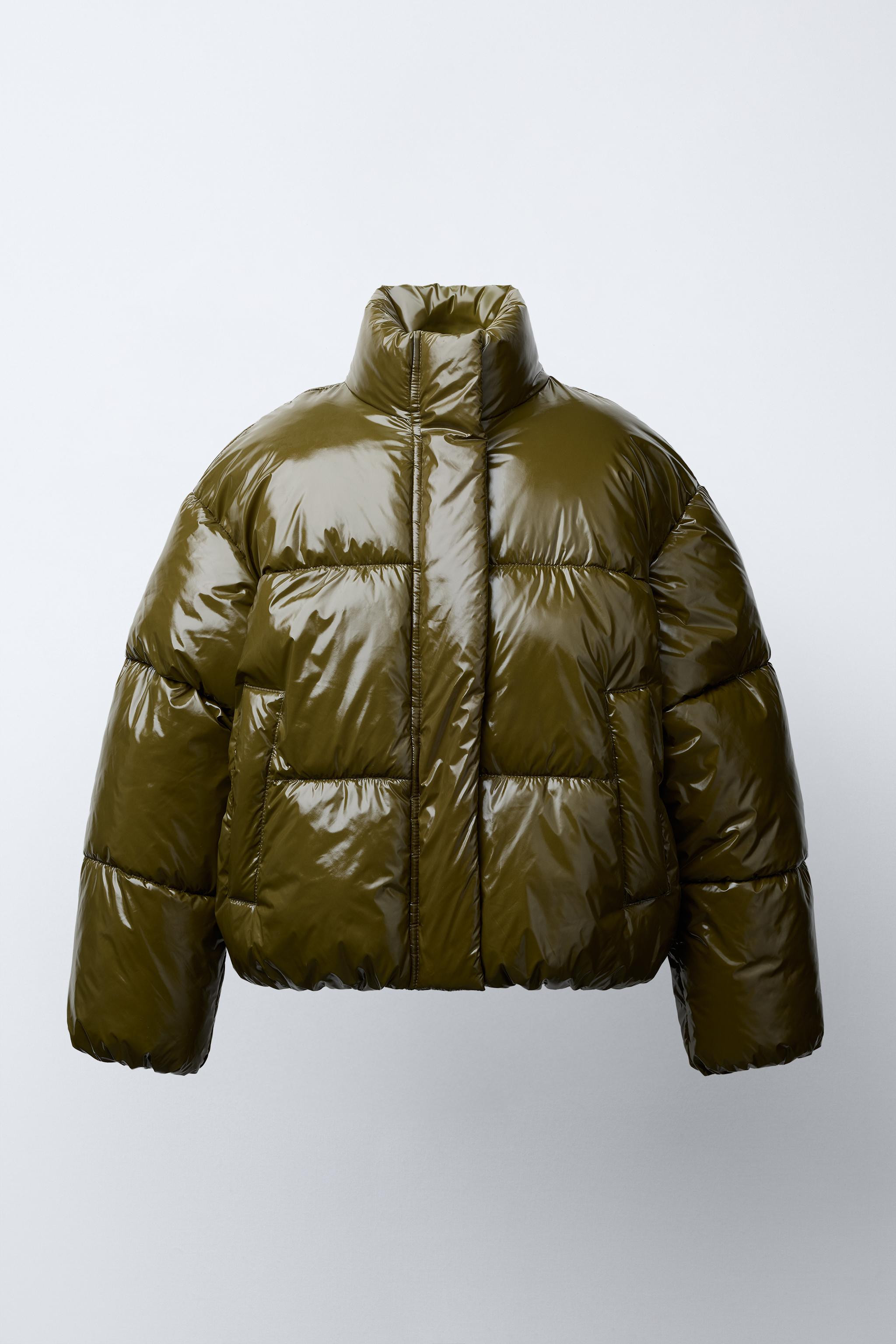SHINY FINISH PUFFER JACKET | Zara US