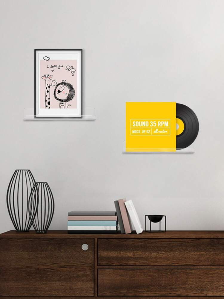 2pcs Clear Storage Rack | SHEIN