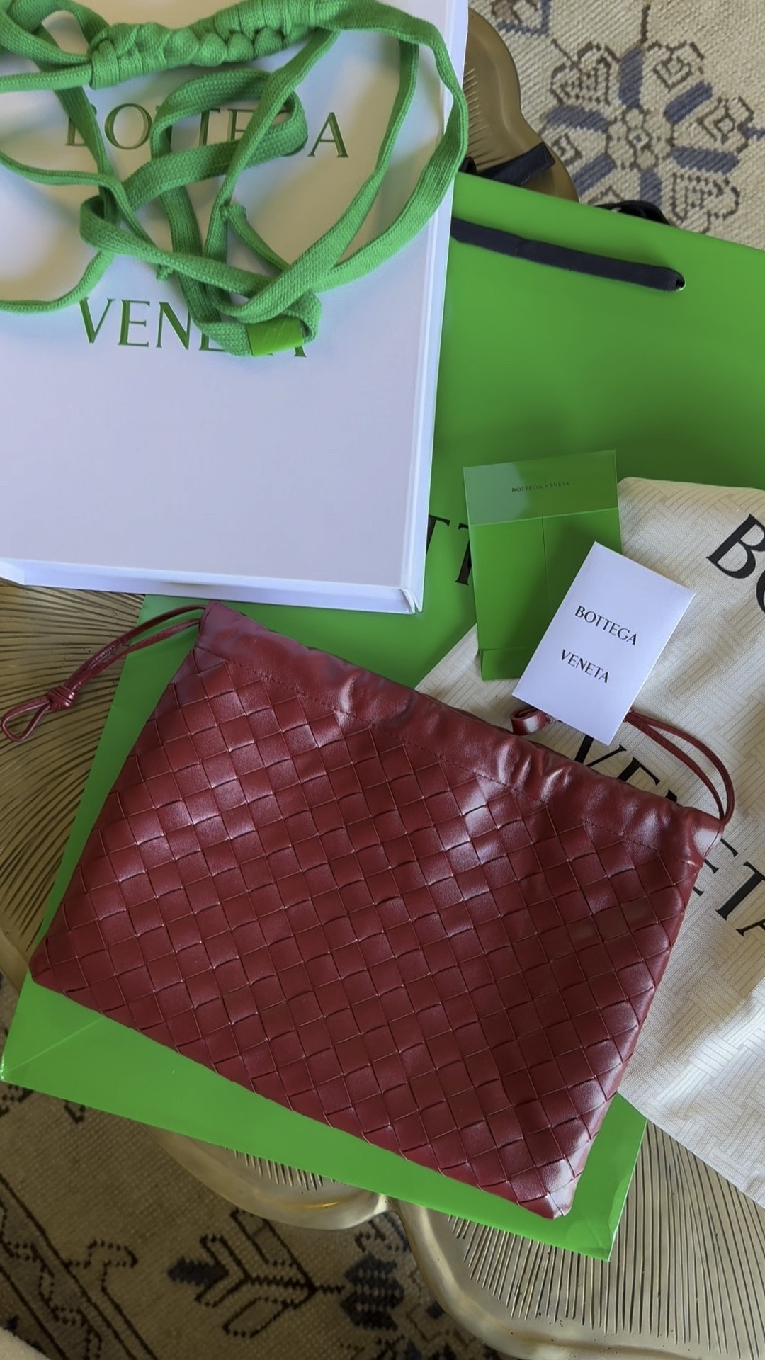 The color of this red Bottega Veneta Medium Dustbag is Chiefs Game Day Ready! 

#LTKOver40 #LTKItBag #LTKStyleTip