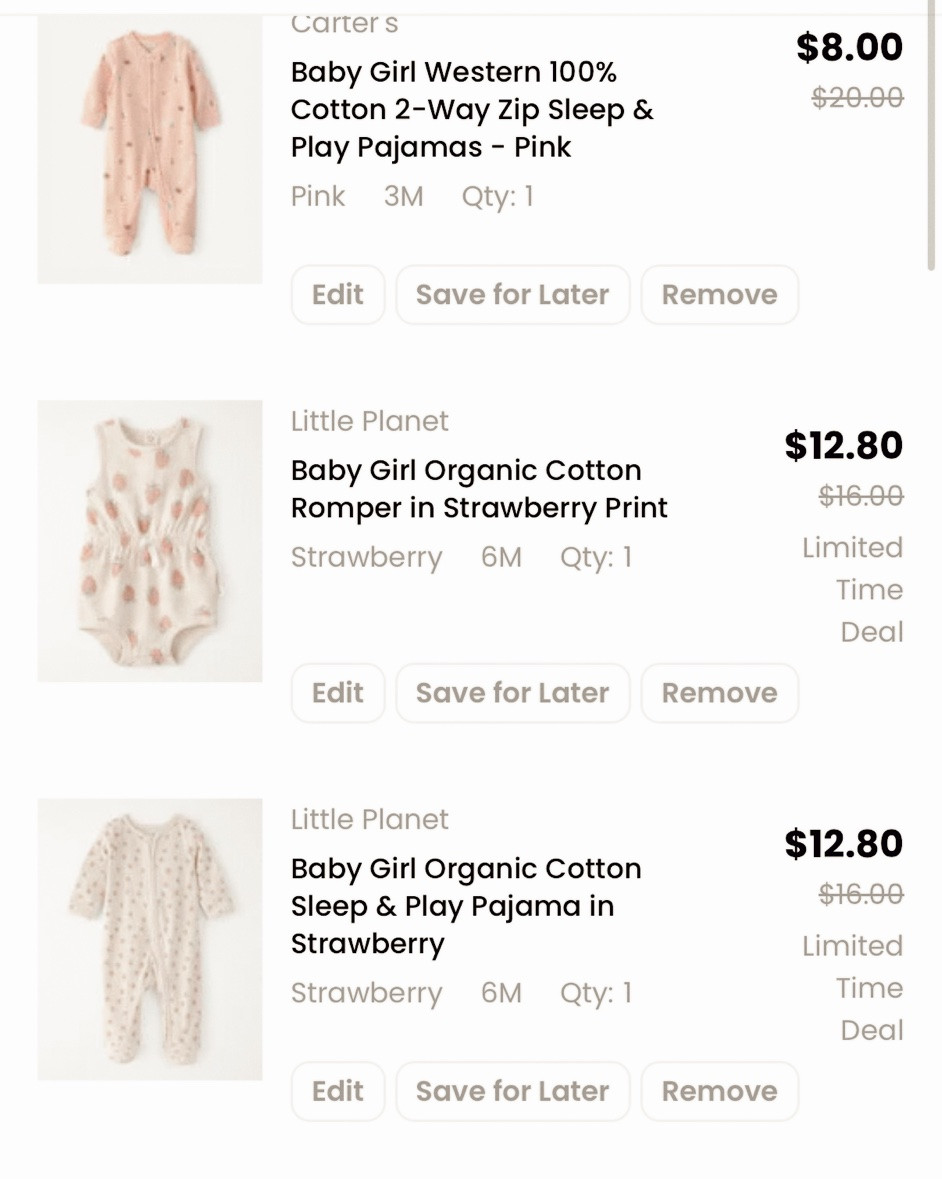 @Carters sale - linking what I’m getting for Presli! ✨🦢🎀🤍 50% off the entire store! Reaching for 100% organic cotton and or 100% cotton! 🩷

#LTKBaby #LTKKids