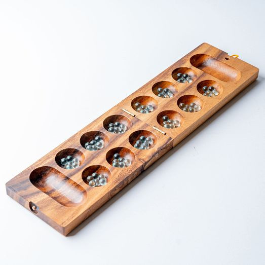 Mango Wood Mancala Game Board | West Elm (US)