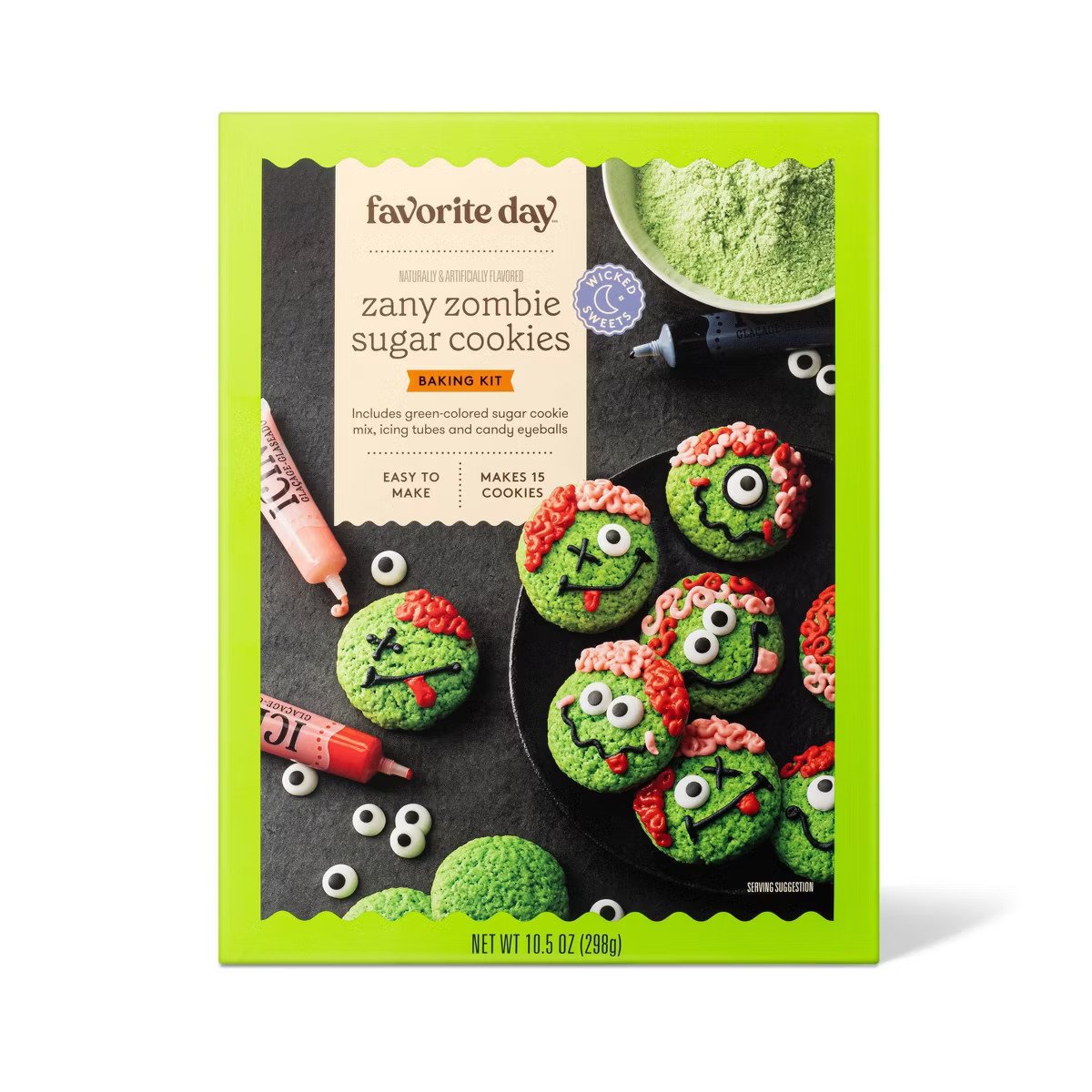 Mini Zombie Sugar Cookie Kit - 10.5oz - Favorite Day™ | Target