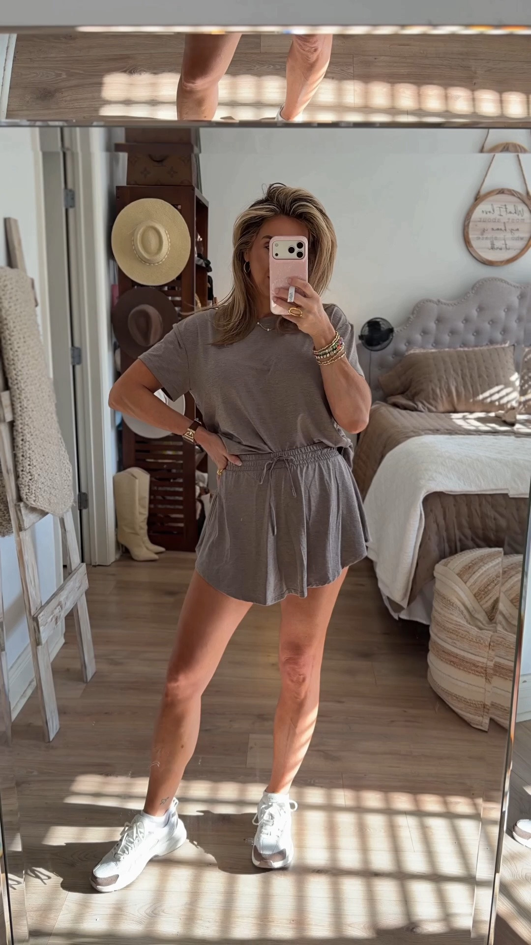 The comfy casual outfit for the day. ☕️💻

Summer outfits over 40, fall outfits over 40, transitional outfits for fall, athleticwear, activewear, leisurewear, atheleisure, skort, t shirt, sneakers, Avia, Reebok, Walmart

#LTKdayinmylife #LTKgrwm #LTKootd