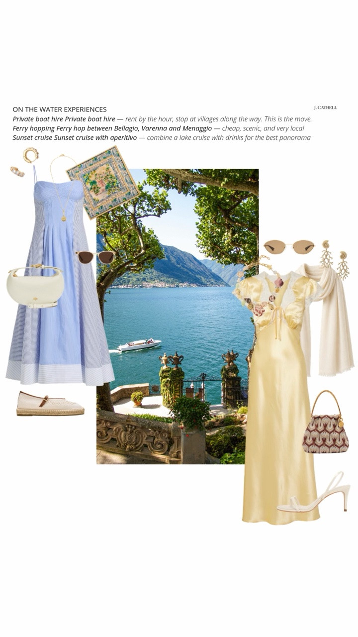 Lake Como has officially entered my European summer daydreams 🇮🇹✨

Think terracotta villas draped in bougainvillea, boat rides across glassy water, long lunches overlooking the lake, sunset aperitivos, and the kind of effortless luxury Italians do better than anyone. I rounded up the best hotels, restaurants, villages, and experiences to save for your next trip—plus outfit inspiration inspired by the timeless Lake Como aesthetic.

From linen dresses and elegant swimwear to raffia bags and oversized sunglasses, this edit is all about dressing for la dolce vita.

Shop the full Lake Como edit below. 🤍

#LakeComo #LakeComoItaly #ItalianSummer #EuropeanSummer #VacationStyle #LuxuryTravel #WhatToWear #ResortStyle #QuietLuxury #SummerStyle #LTKStyle #TravelGuide #ItalyTravel #LakeComoStyle

#LTKSeasonal #LTKOver40 #LTKTravel