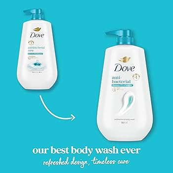Dove Body Wash with Pump Antibacterial For All Skin Types Protects from Dryness 30.6 oz | Amazon (US)