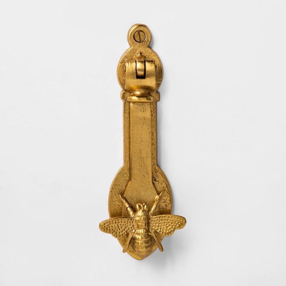 Door Knocker Bee - Gold - Smith & Hawken | Target