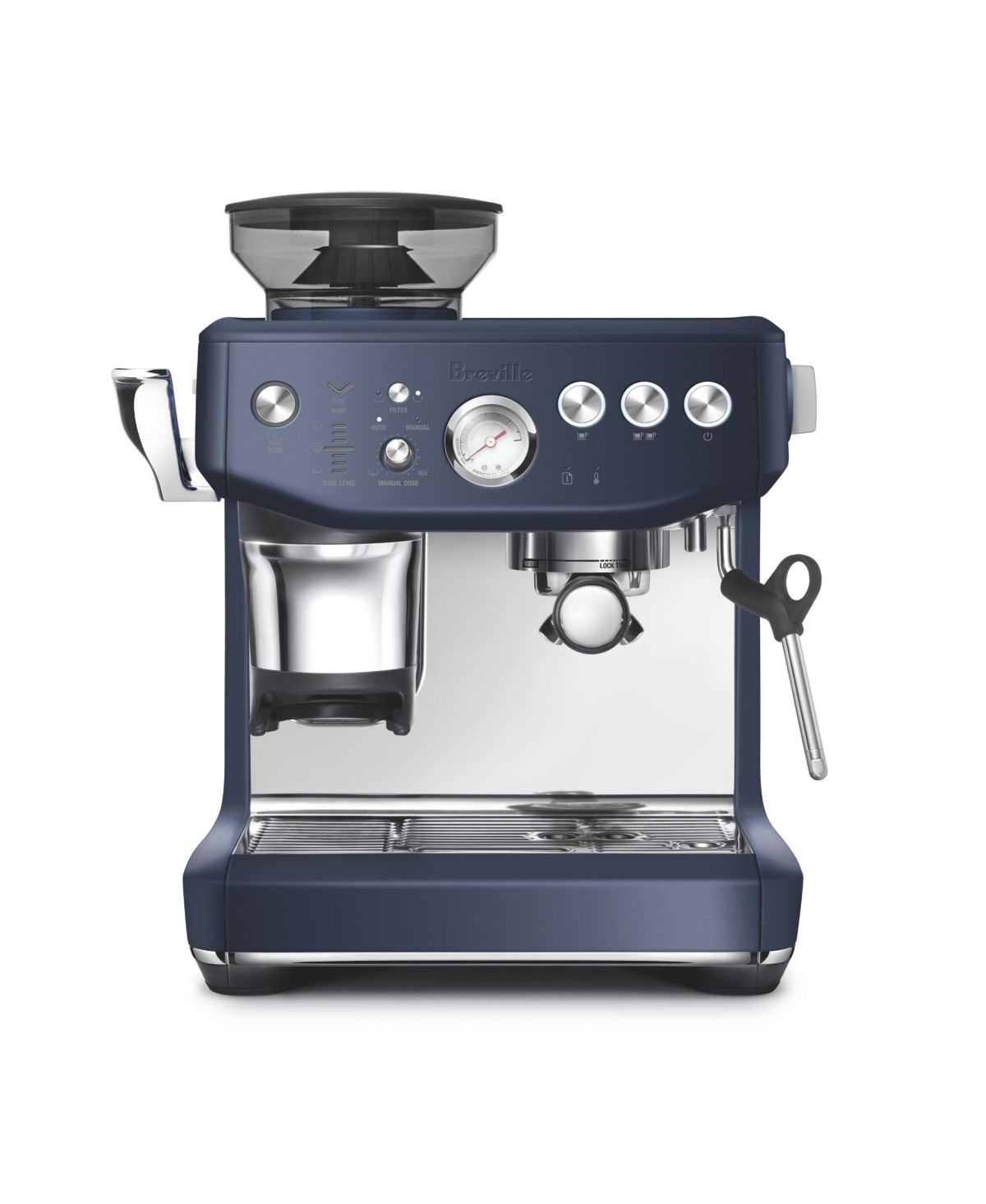 Breville Barista Express Impress Espresso Machine - Damson Blue | Macy's
