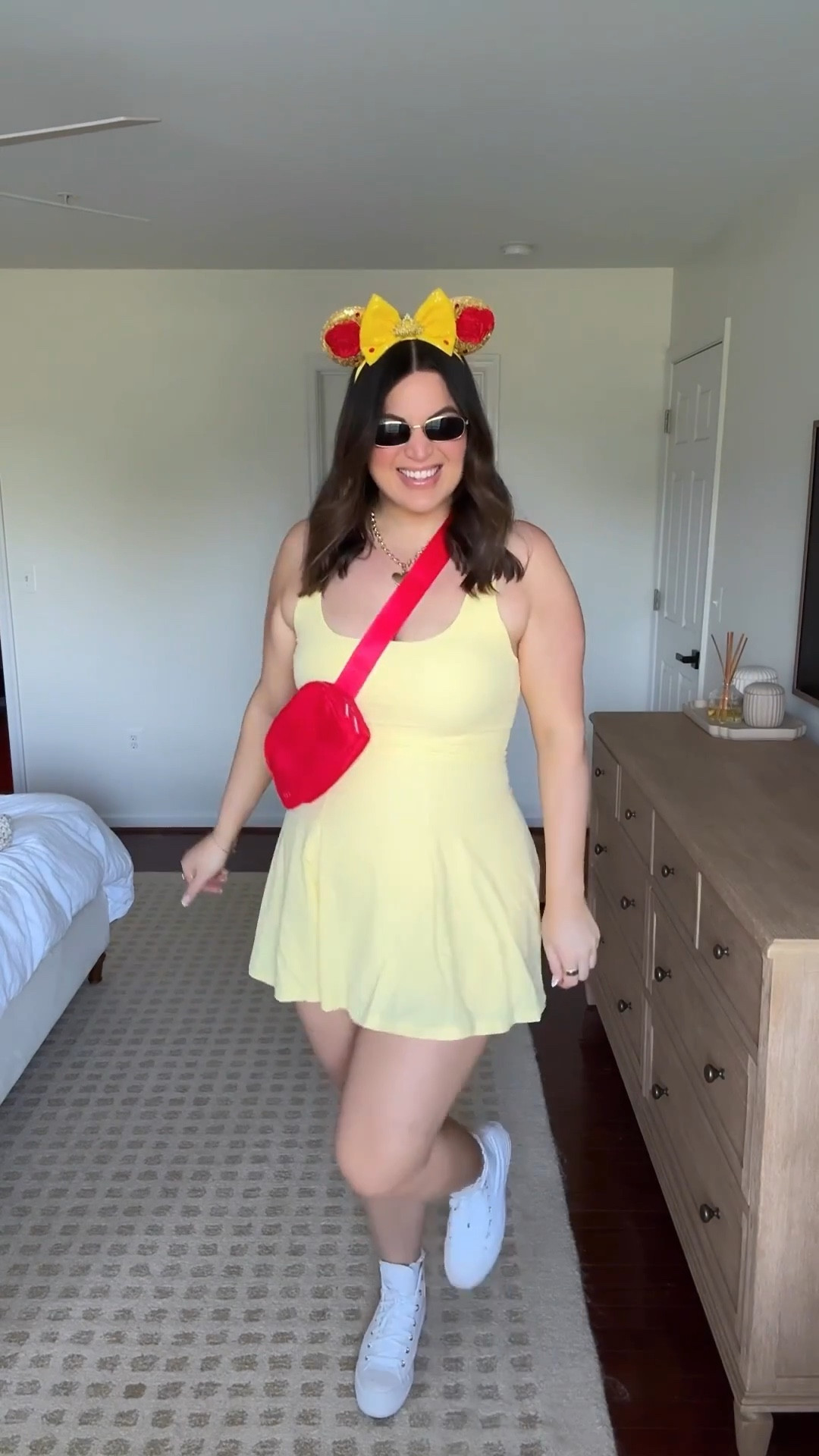 Midsize Disney outfit! Had a request to share Disney princess themed looks for the disney parks & today I am channeling Belle 💛 how did I do?

Dress - xl
Sneakers - 9

Disney outfit, disney vacation, disney trip, active dress, tall dress, summer dress, summer vacation dress 



#LTKTravel #LTKSeasonal #LTKMidsize