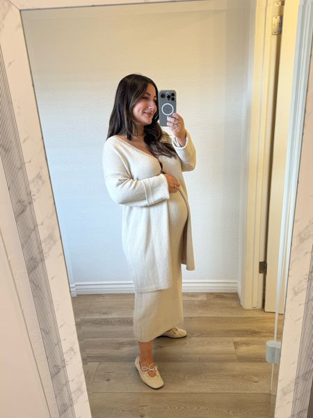 CUTEST sweater set from free people!!! I’m 29 weeks pregnant in a size small (i’m only 5’0”)

#LTKbump #LTKfindsunder50 #LTKfindsunder100