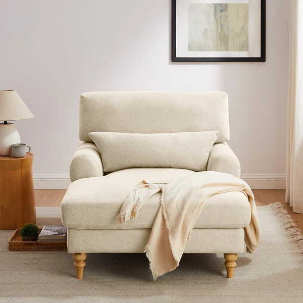 Davene Upholstered Chaise Lounge | Wayfair North America