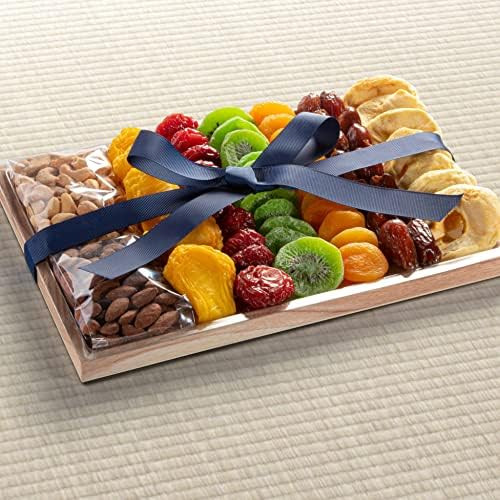 Paradise Dried Fruit and Nuts Tray Gift for Birthday, Christmas, Hostess, Business by Blue Bow Gourm | Amazon (US)