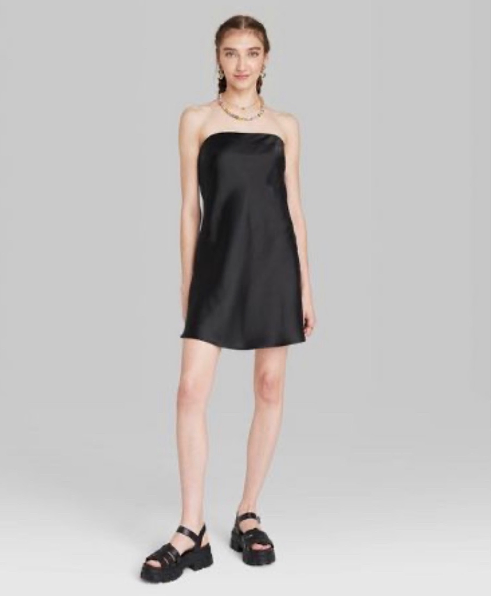 shirt dresses for women midi Black Long Sleeve Shirt Dress