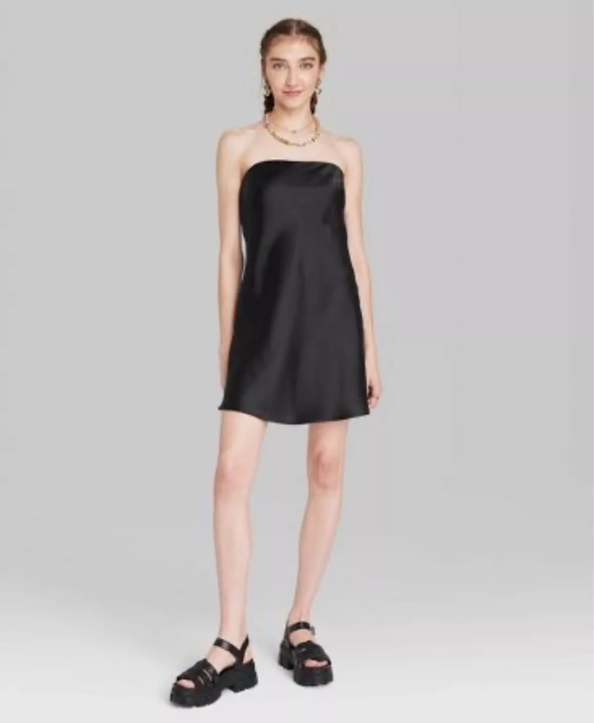 target strapless dress Trend under $50 girly look Strapless Tube Dress - Mini,