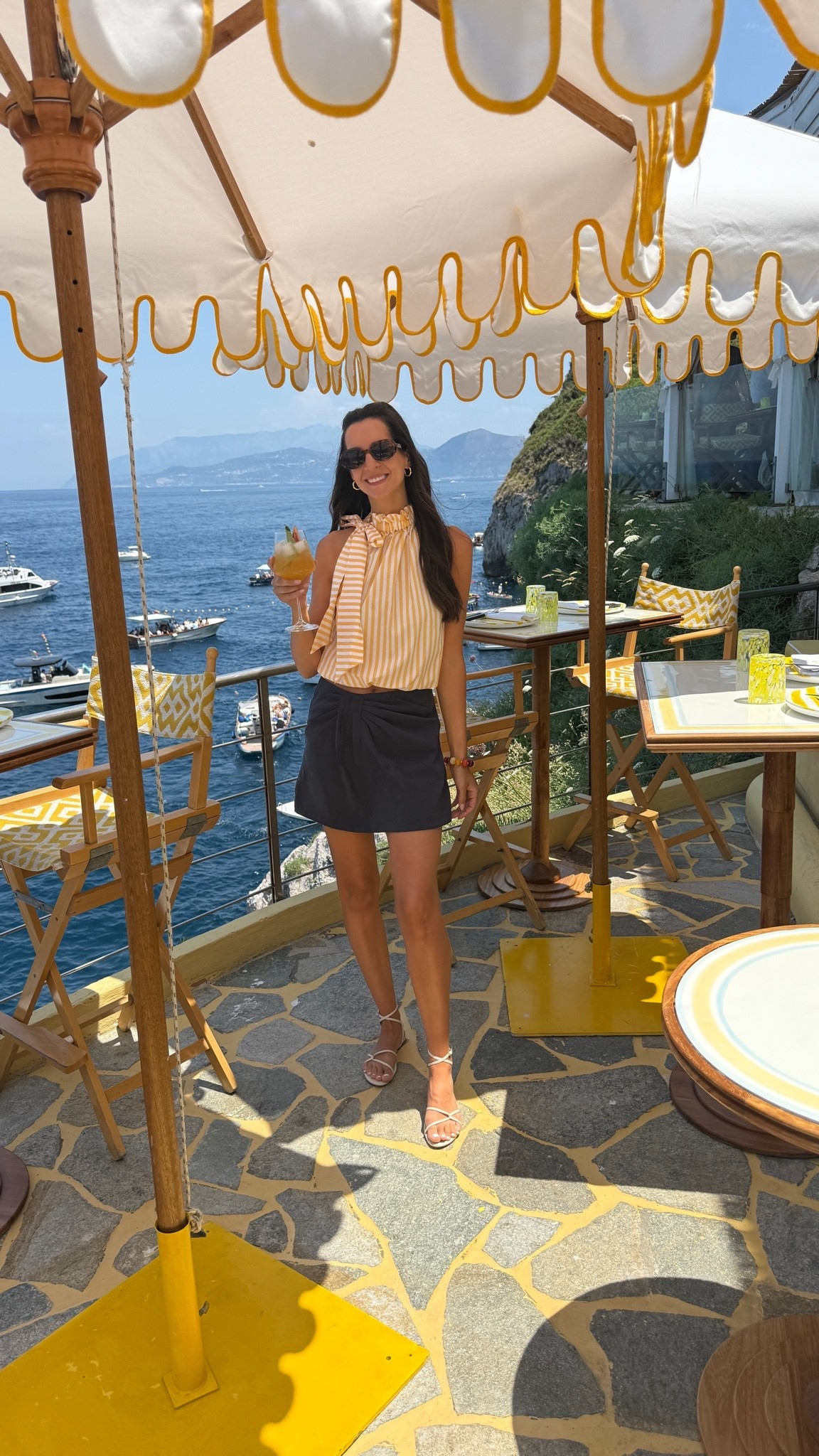 Capri outfit, Zara, Europe outfit, euro summer, striped top, skirt

#LTKTravel #LTKTall