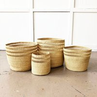 Ghana Netted Storage Plant Basket // Bolga Woven Grass | Etsy (US)