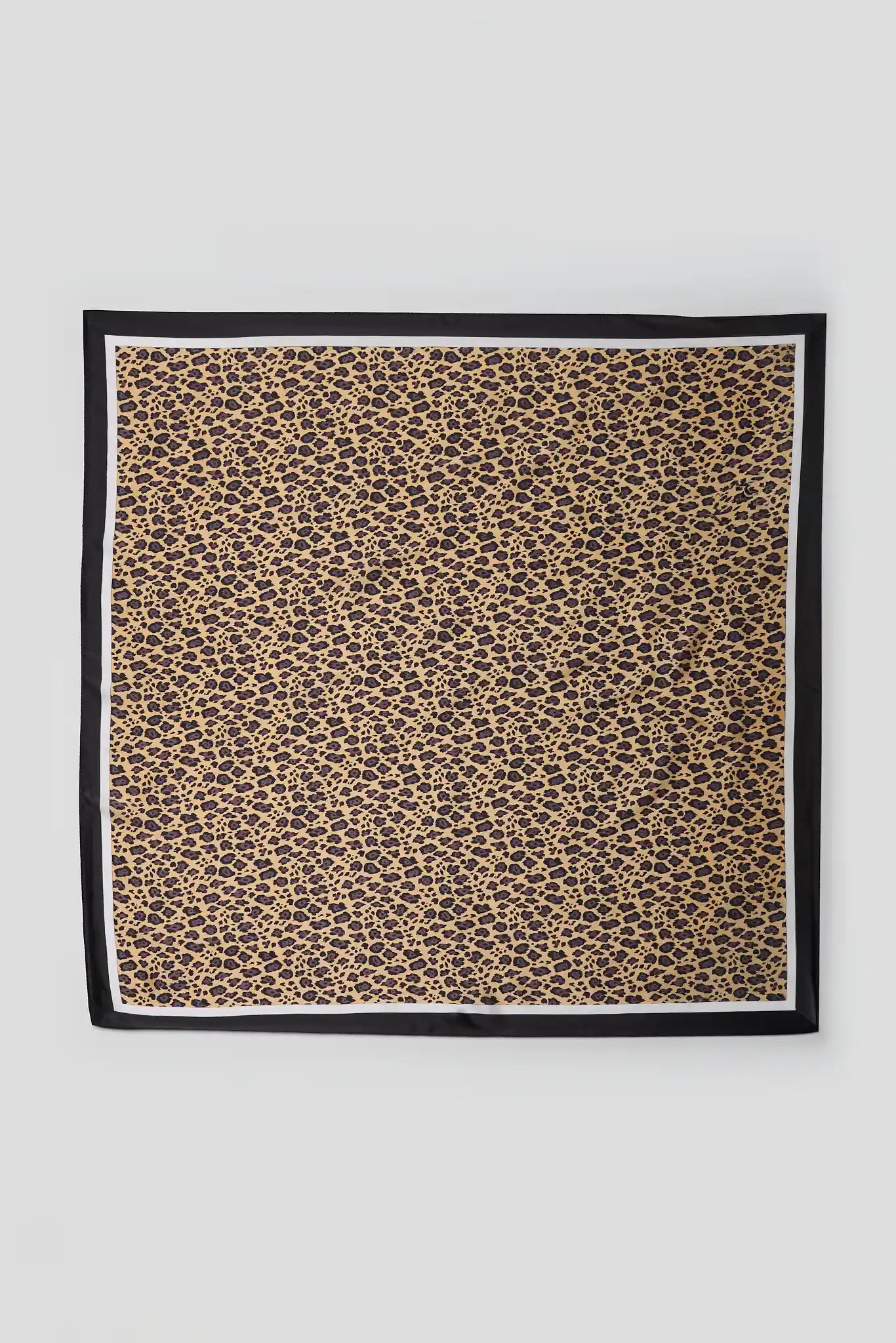 Brown Leopard Print Scarf | Avara