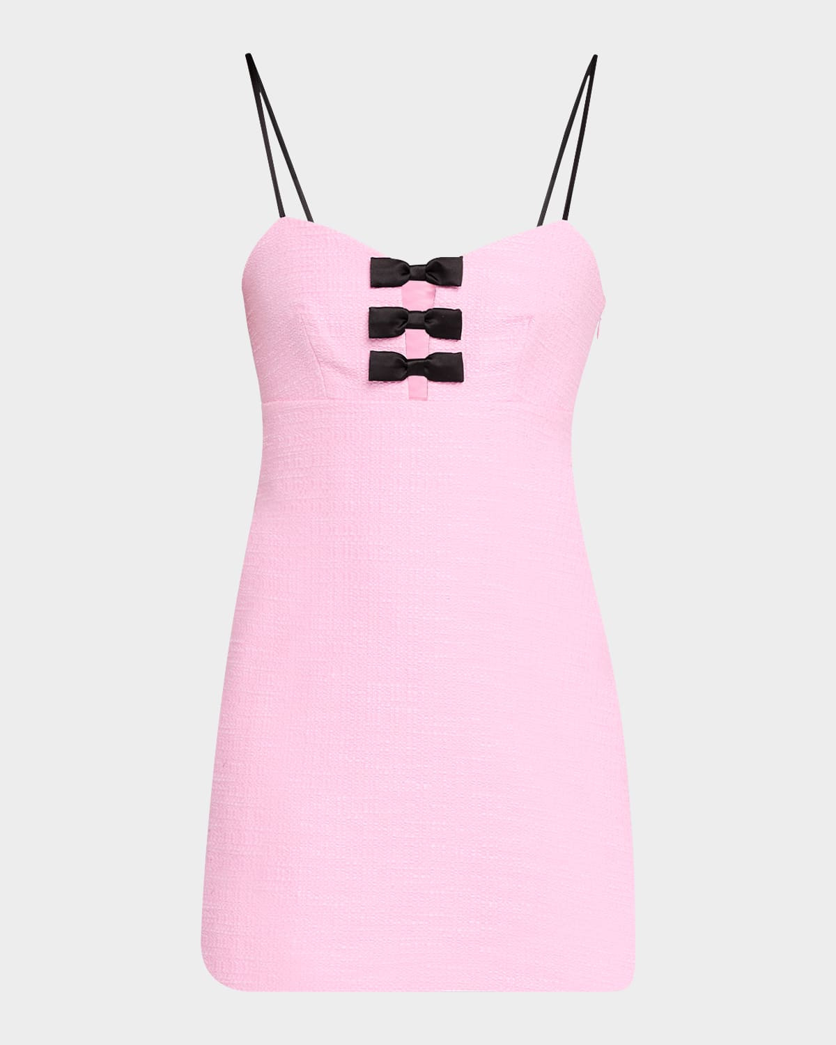 Adelaide Tweed Bow Mini Dress | Neiman Marcus