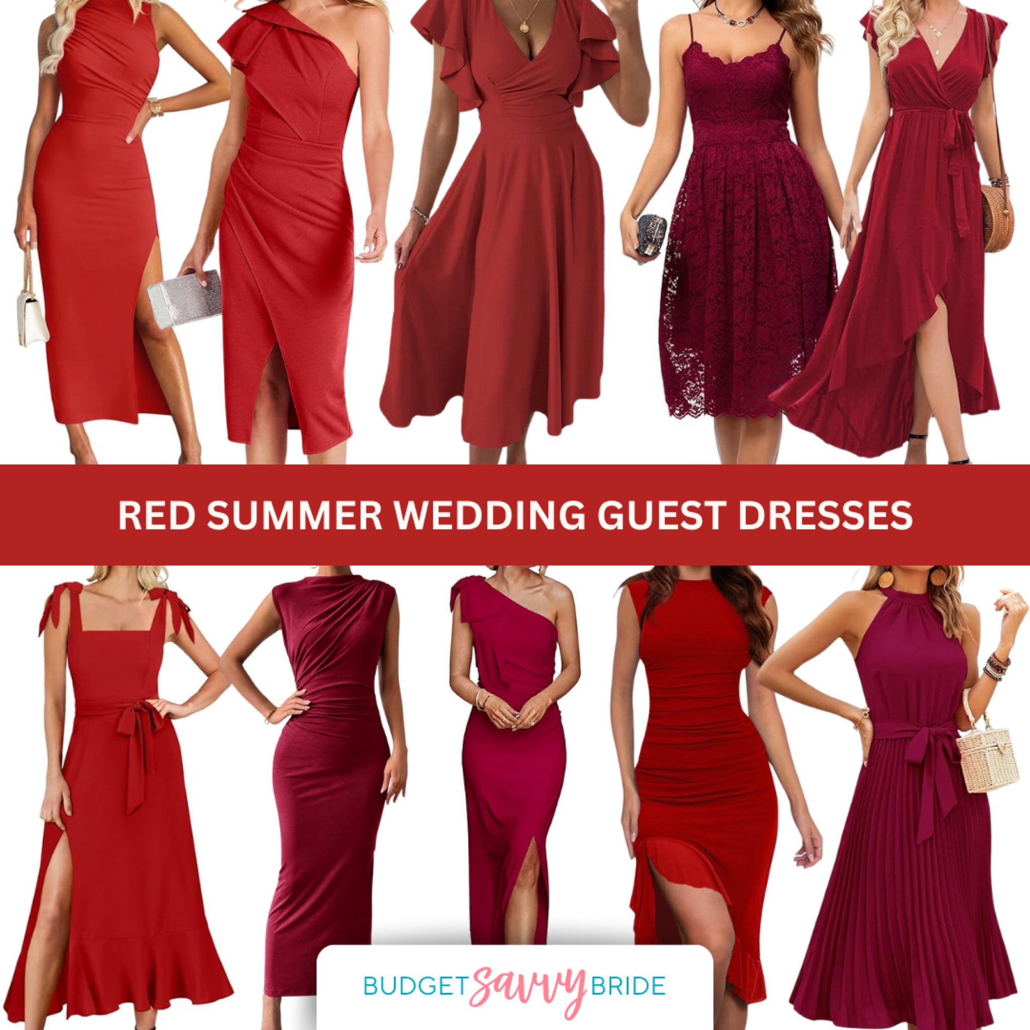 Looking for the perfect red dress to wear for a summer wedding? Look no further, because we've rounded up a selection of stunning options for a summer soiree, all under $50! 🔥❤️ 

Red-y for love! These fiery dresses are perfect for making a bold statement. ❤️💃🏼 Feel the passion and elegance with every step. 

#WeddingGuestFashion #BoldInRed

#LTKWedding #LTKFindsUnder50