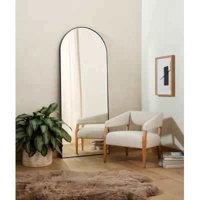 Georgina Floor Mirror-Polished Gold | Perigold