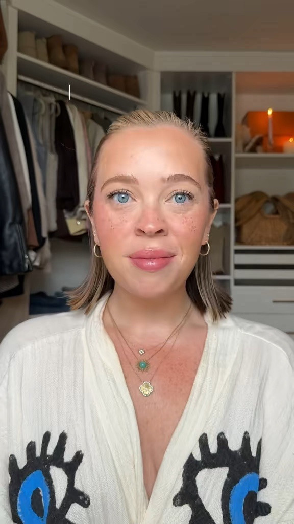 Soft Make Up Look for Spring 

Details:
GLOW ENHANCER: LUMI GLOTION @loréal paris usa
BLUSH: @Saie baby
CONCEALER: @Kosas .07C
SETTING POWDER: @ONE SIZE BEAUTY
translucent
SETTING SPRAY: @Charlotte Tilbury airbrush, flawless,
FAUX FRECKLES: @@tarte cosmeticsgo with the taux, rich
MASCARA: @@YSL Beauty
LIPS: @Fen@Fenty Beautyty glow 02
BROWS: @Bene@Benefit Cosmeticsm machine brow glaze medium & 24 hour brow setter

#LTKBeauty