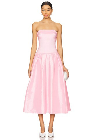MORE TO COME Cambria Strapless Dress in Pink from Revolve.com | Revolve Clothing (Global)