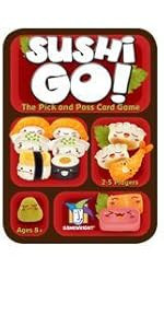 Sushi Go - The Pick and Pass family Card Game from Gamewright, great for 2-5 players aged 8 and u... | Amazon (US)