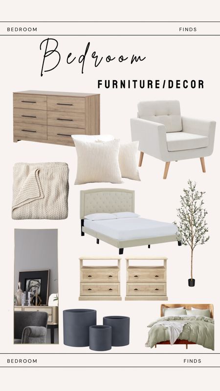 Bedroom furniture/decor