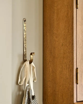 Celine Etched Brass Hook | Magnolia