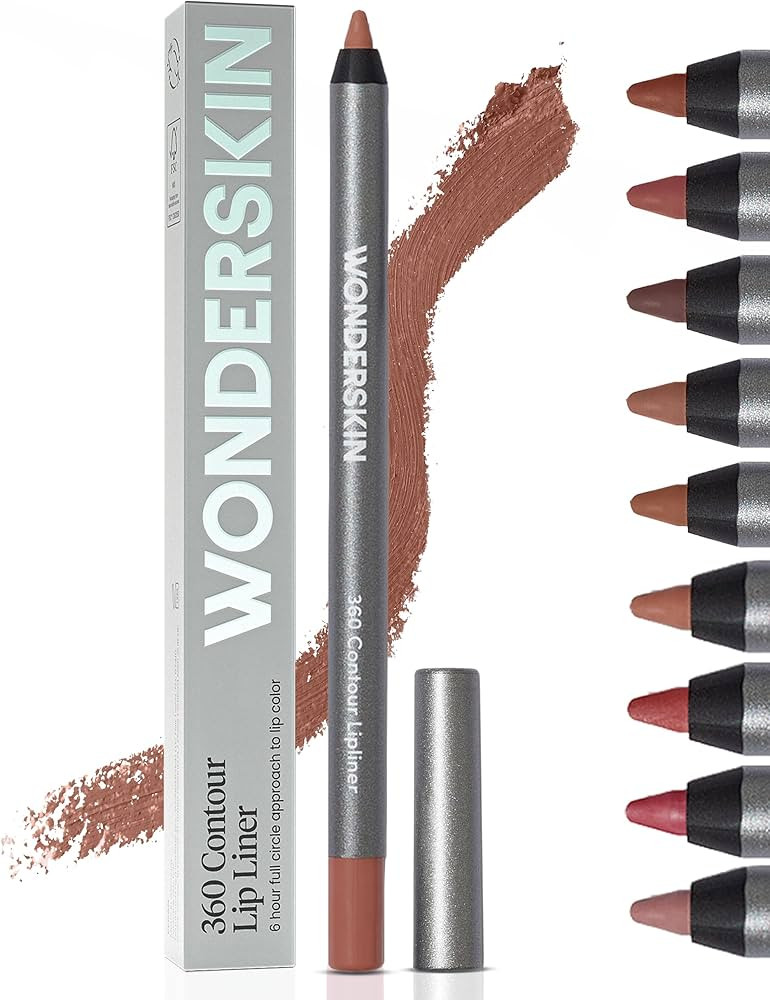 Wonderskin Lipliner Pencil - 360 Contour Lipliner, Long Lasting, Sharpenable, Waterproof and Tran... | Amazon (US)