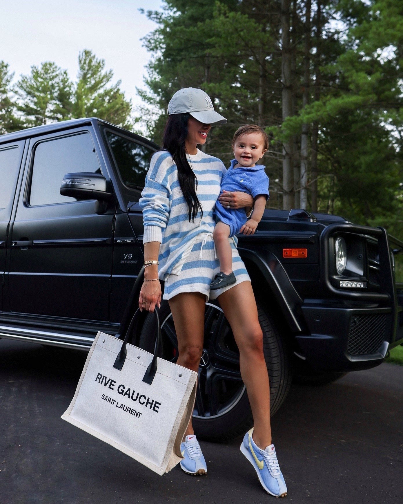 Mom and baby summer outfits
Nordstrom striped baby blue outfit wearing an XS
Blue and yellow Nike sneakers run TTS
Baby Ralph Lauren Terry polo outfit 



#LTKActive #LTKBaby #LTKFindsUnder100