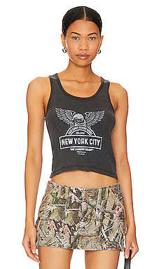 The Laundry Room East Coast Riders Rib Tank in Black Snow from Revolve.com | Revolve Clothing (Global)